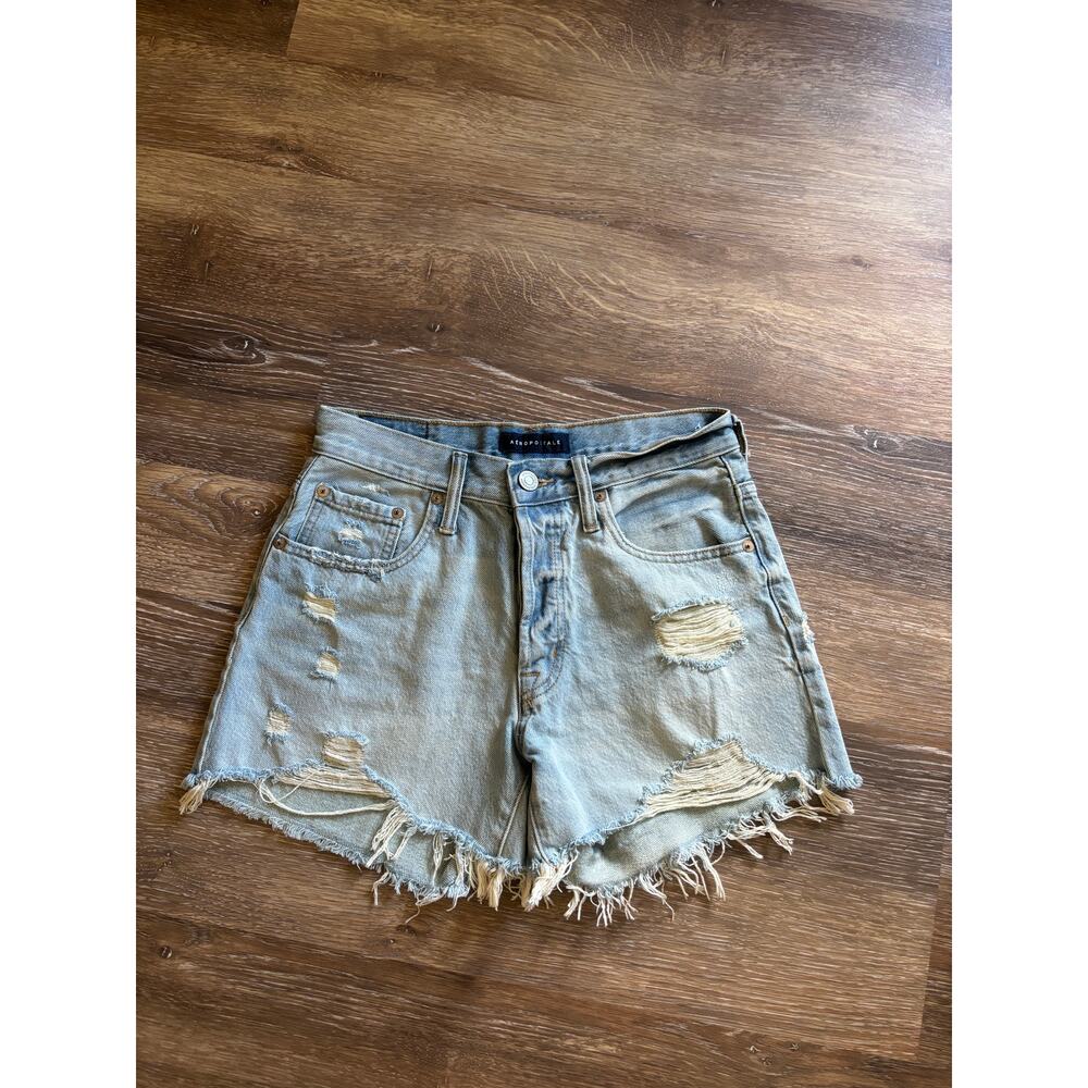 90's High Rise Cut Off Aeropostale Shorts